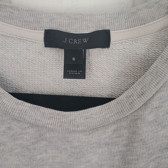 J. Crew Ruffled Cropped Sweatshirt - Picture 3 of 7